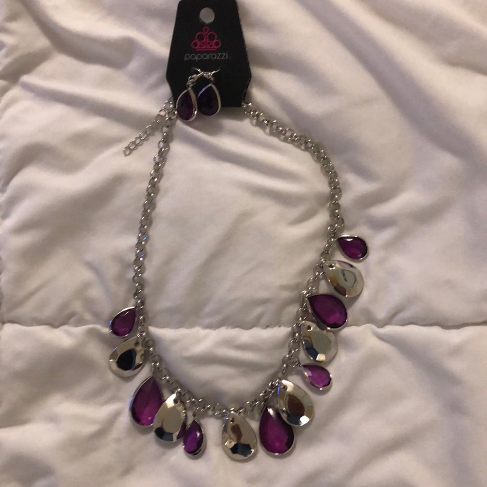Purple necklace